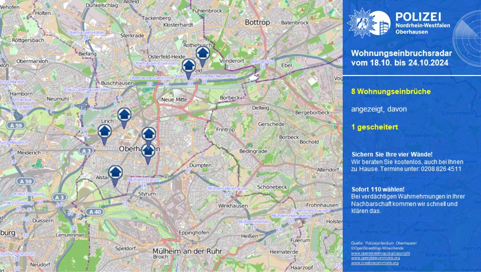 Wohnungseinbruchsradar