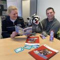 Waschbär Ede unterstützt #NMDO-Polizeiteam