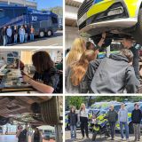 Fotokollage mit Eindrücken aus Werkstätten