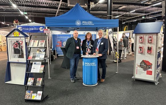 Informationsstand der KPB Kleve im Rahmen der Kalkarer Baumesse 2024